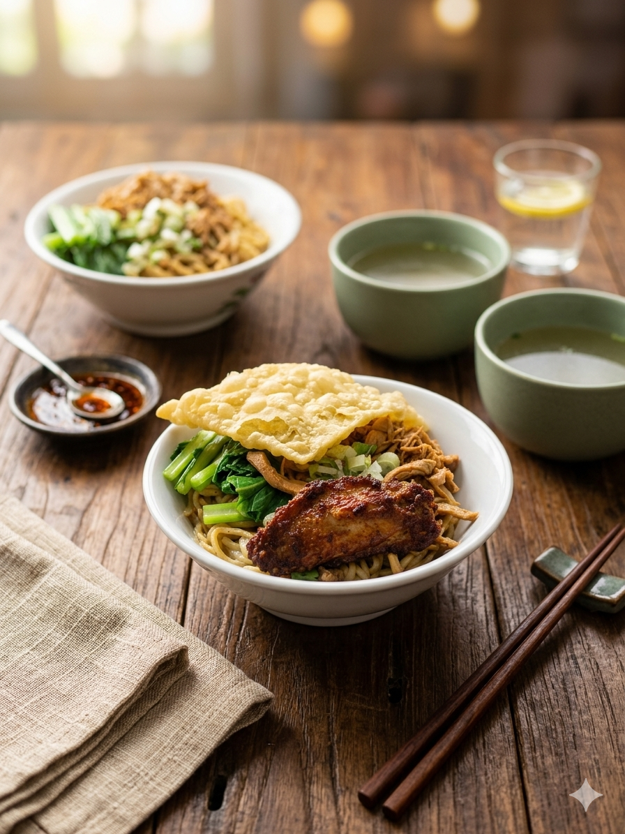 Mie Yamin Chicken Spicy Wing